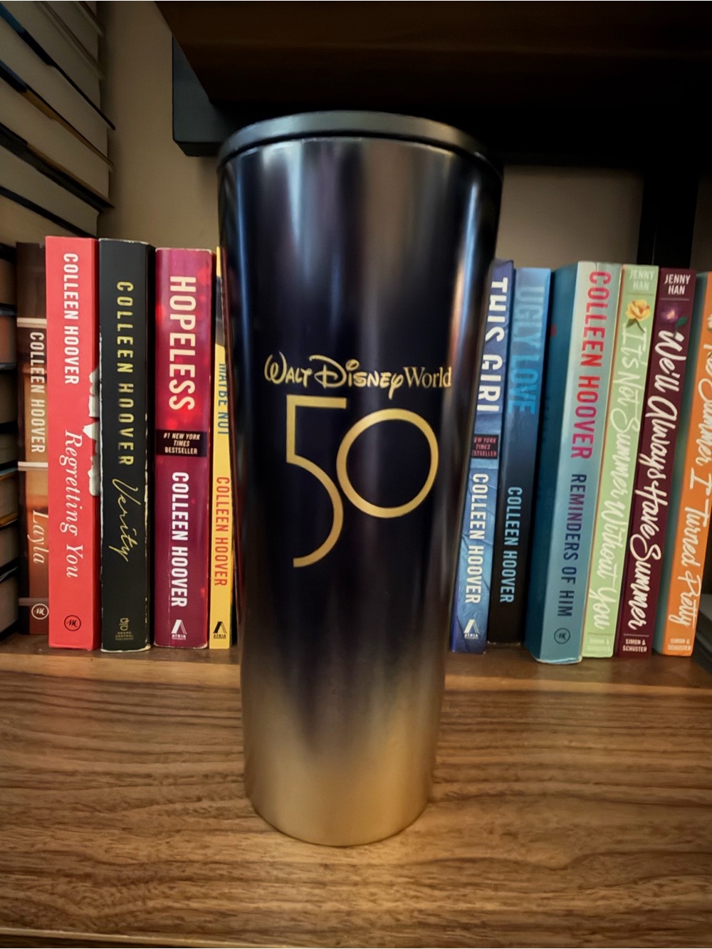 Disney Walt Disney World 50 Gradient Travel Tumbler - Black & Gold